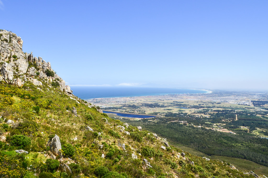 Somerset West from Sir Lowry's pass, South Africa