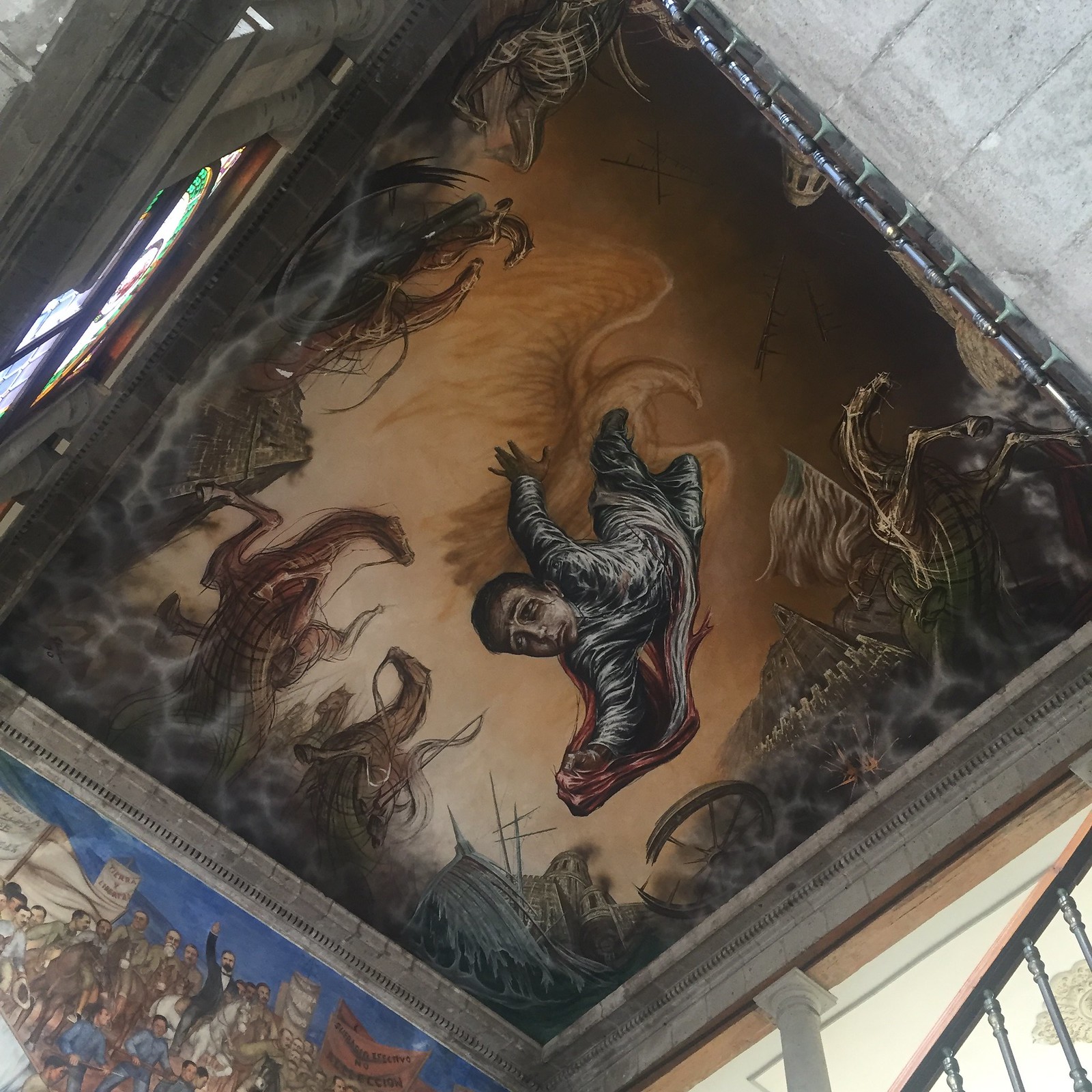 Castle - ceiling mural