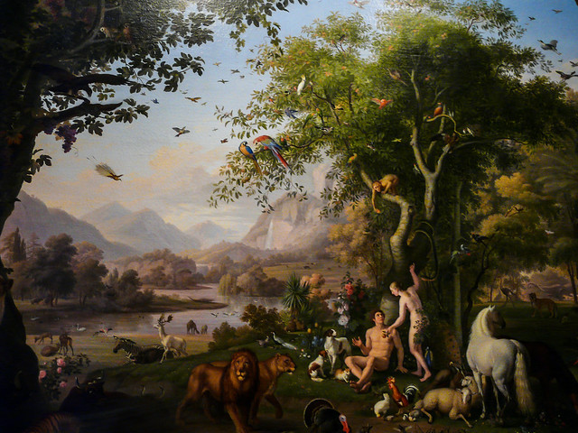 Adam and Eve at the Paradise