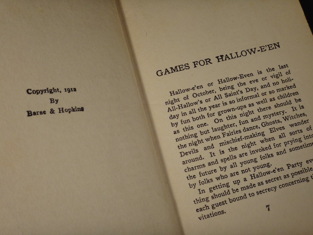 Games for Hallowe'en_Title Page | Dex | Flickr