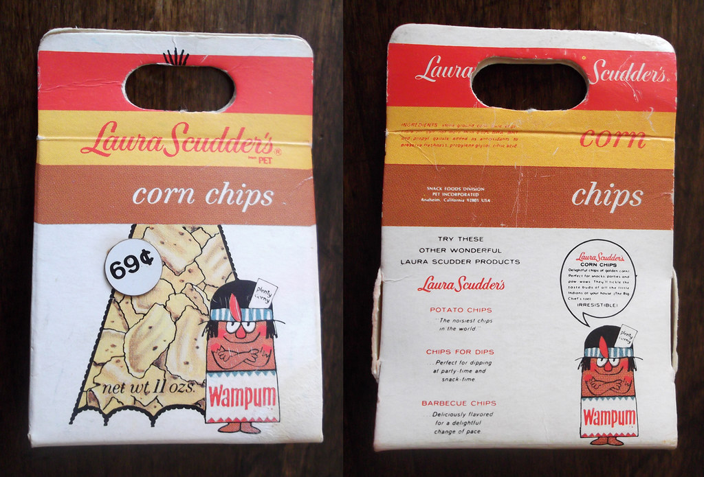 Vintage Laura Scudder's Corn Chips Wampum Play Food