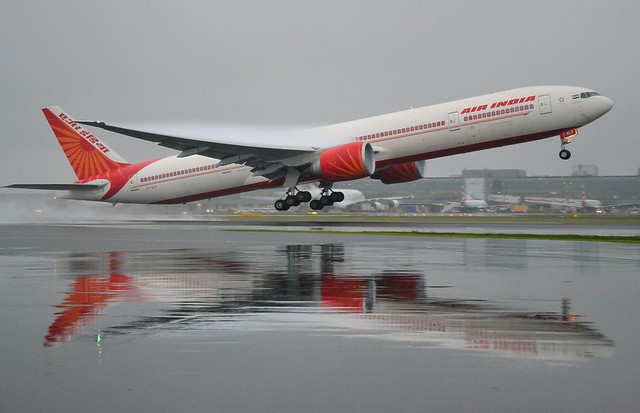 Air India 777 Takeoff