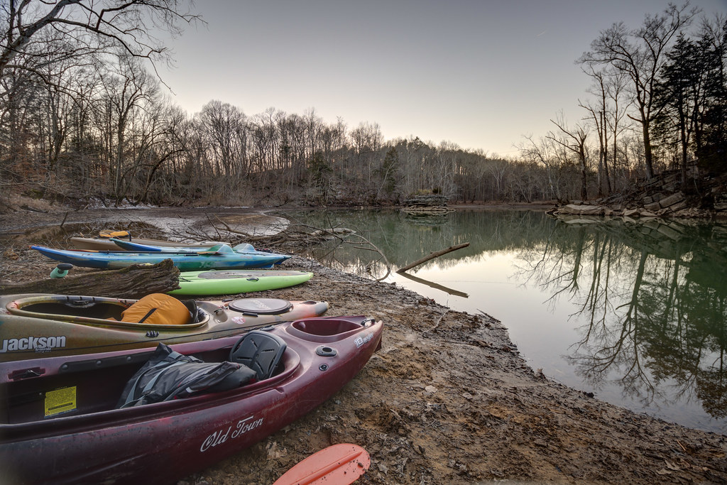 Kayaks, Bonk Knob, Van Buren County, Tennessee