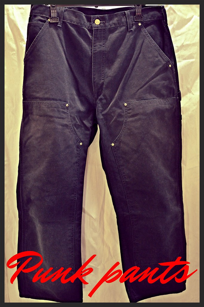 double knee painter pants black | Carhartt 実寸 ・ウエスト約84cm ・股下… | Flickr