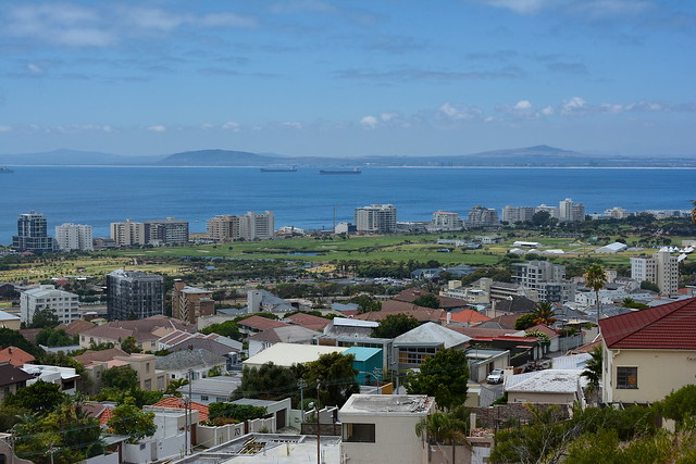 Вид на Кейптаун с холма