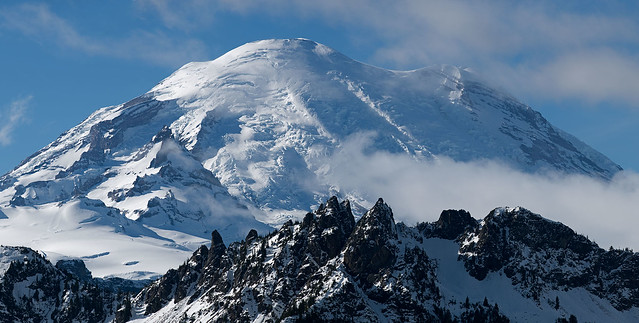 Rainier with Governors Ridge in forground