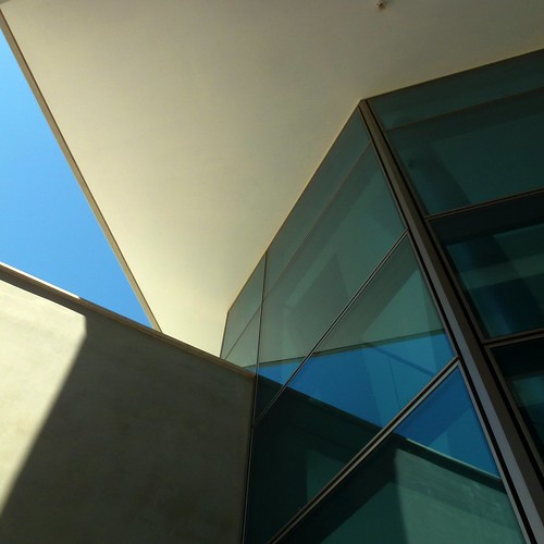 new unoccupied building pervolia cyprus modern abstraction square personalfavourite lines angles planes coloured glass