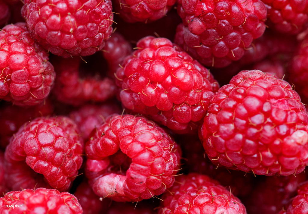 Raspberry Flickr Macro shot of red raspberry background | Free for commercial… | Flickr