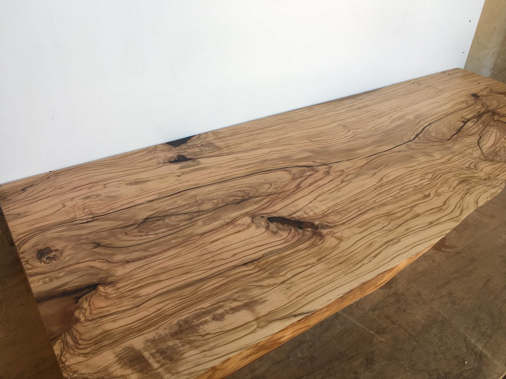 Olive Wood Table Top Oliven Holz Tisch Ulivo Olivewood Tab