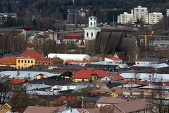 View of the lovely old town of Rauma