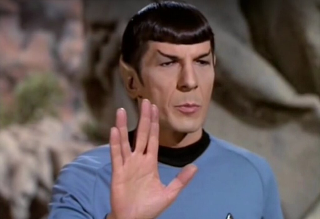 Star Trek Spock's Hand live long & prosper 50 Ans Sous Licence Sweat 