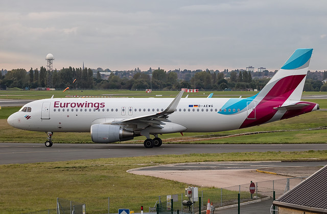 Eurowings - Airbus A320-214/S D-AEWG @ Birmingham
