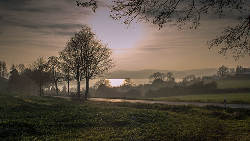Möhnesee Herbststimmung by Carsten Tamm, It was my plan to make some pictures of the sunset. But already some time before it was a special at