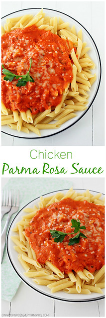 Chicken Parma Rosa Sauce (for Pasta)