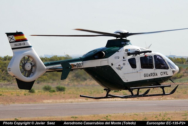 H01- Imagen Tomada Aerodromo de Casarrubios del Monte -Toledo (spain) Helicoptero Guardia Civil-Eurocopter EC-135P2+