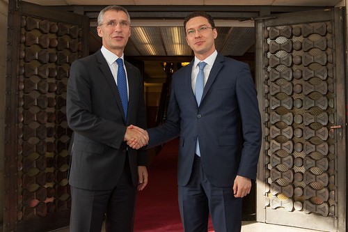 Министър Митов и Генералният секретар на НАТО Йенс Столтенберг