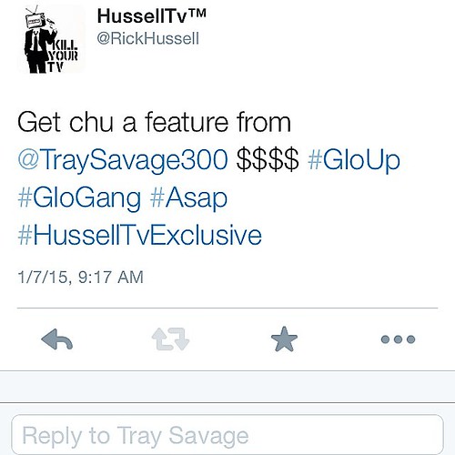 ️🆖 get chu a feature from #GBE #GangMember @traysavageglo 💵💵 💵💵💵 #StudioFloW #GloGang #SituationGang #TraySavage #HussellTvExclusive 💯 | by rickhussell