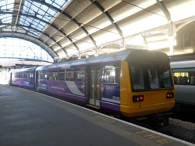 142087 Northern Rail Class 142 at Newcastle Central Station