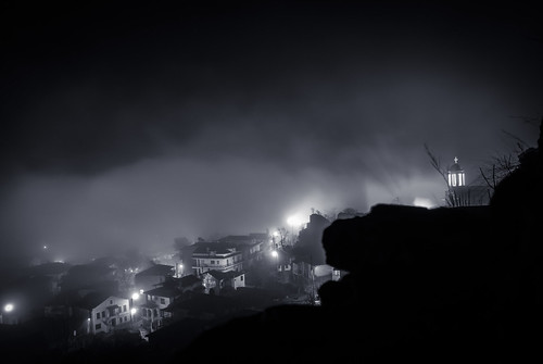 longexposure blackandwhite bw church fog night dark lights long sony foggy greece a300 sotos evros didymoteicho sonya300 alpha300 kprs sotoskprs kprsphotography
