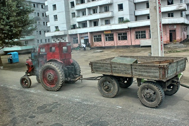 Tractor in Hamju North Korea 함주