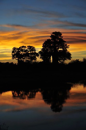 Afrikanischer Abendhimmel at its best by Reiner Harder, bwa segara botsuana