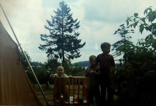 camping in Canada, 1970