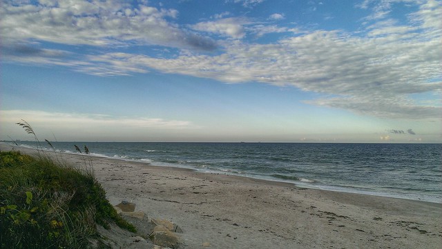 Space Coast Beachfront #HTC #Florida #beach #clouds