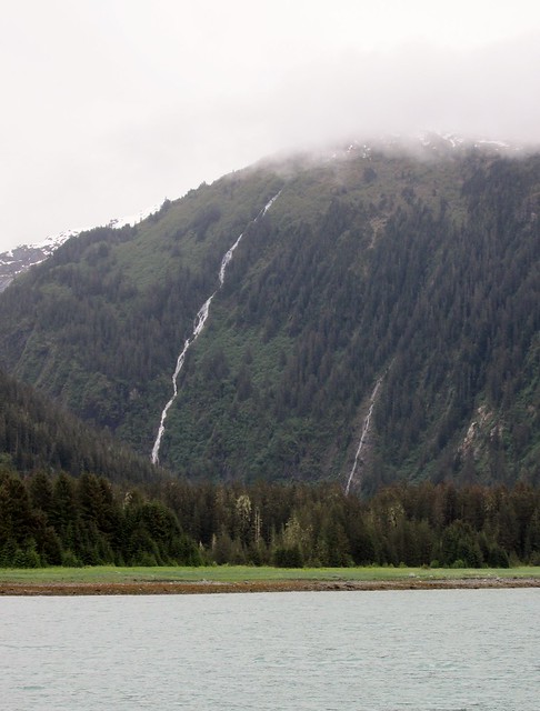 Parallel Waterfalls in Endicott Arm Fjord