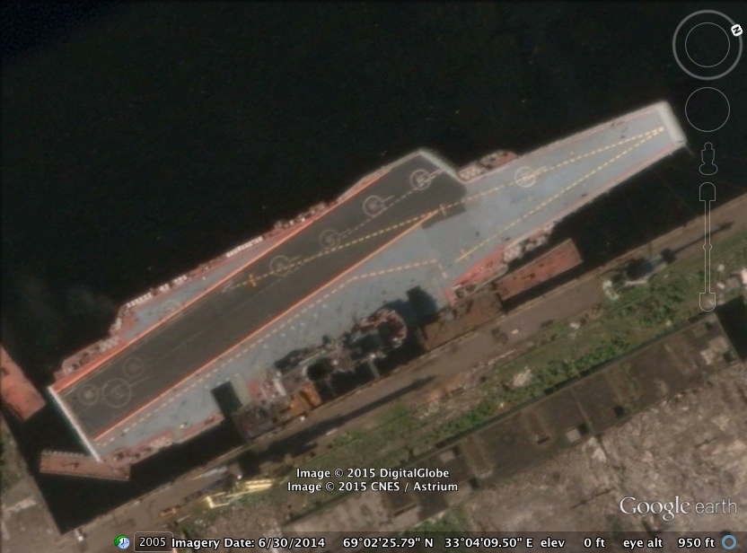 Russian carrier Kuznetskov