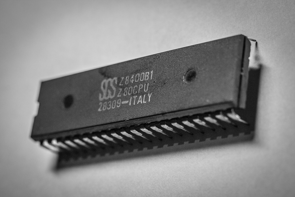 Z80 | An old Z80 CPU I liberated from a huge dot matrix prin… | Flickr