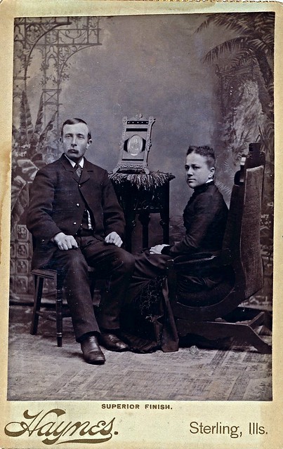 Without Them, Albumen Cabinet Card, Circa 1883