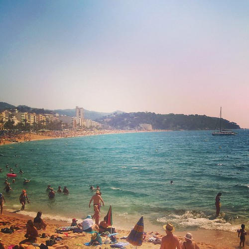 lloret de mar sea morze spain hiszpania catalonia beach