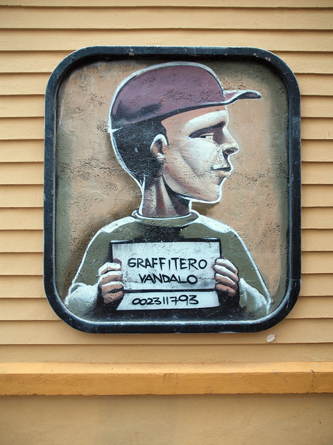 Graffitero vándalo