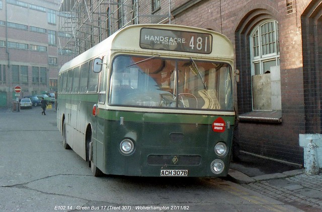 Green Bus 17 821127 Wolverhampton [jg]