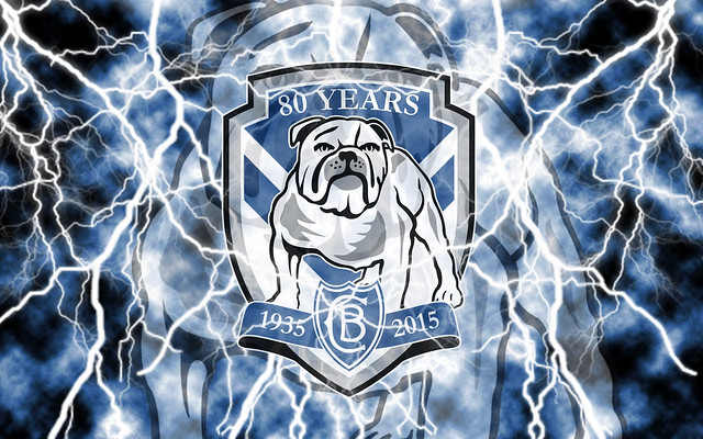 Canterbury-Bankstown Bulldogs 2015 Lightning Wallpaper by Sunnyboiiii