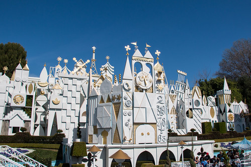 Main queue entrance to "It's a Small World," attraction in Disneyland, California