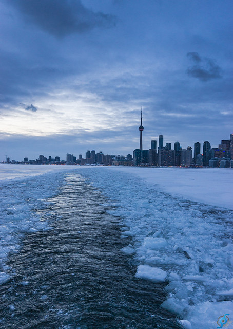 Toronto through frozen waters