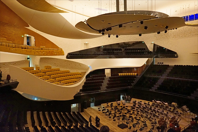 La grande salle de la Philharmonie de Paris