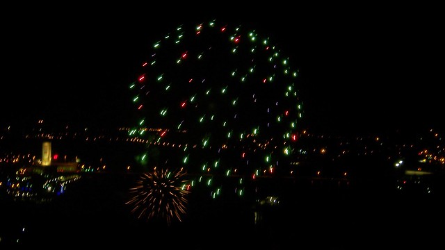 Fireworks over Niagara Falls, Ontario