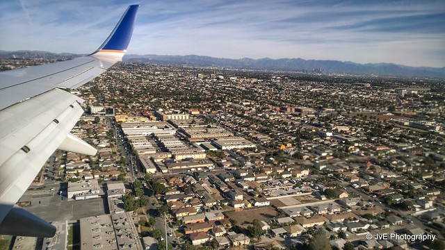 Approaching LAX, CA