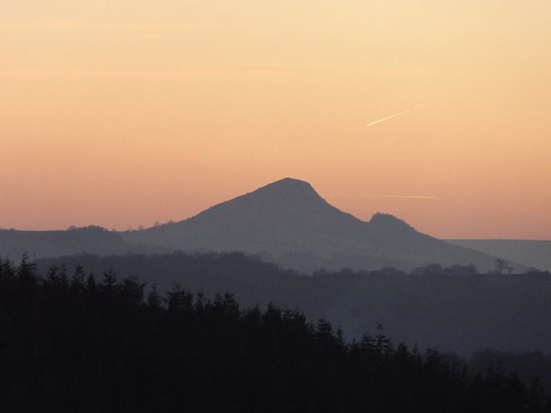 Skirrid sunset, from Forty Acres