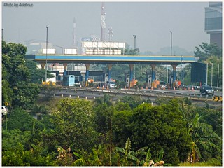 Toll Gate, exit from Jakarta, Bekasi Barat