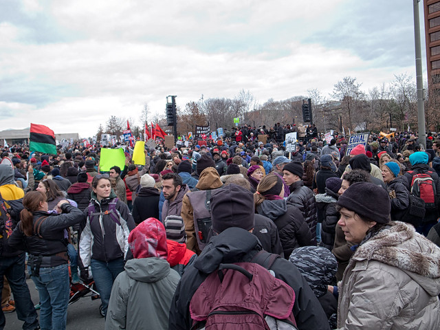 Over 2000 protesters attended Reclaim MLK