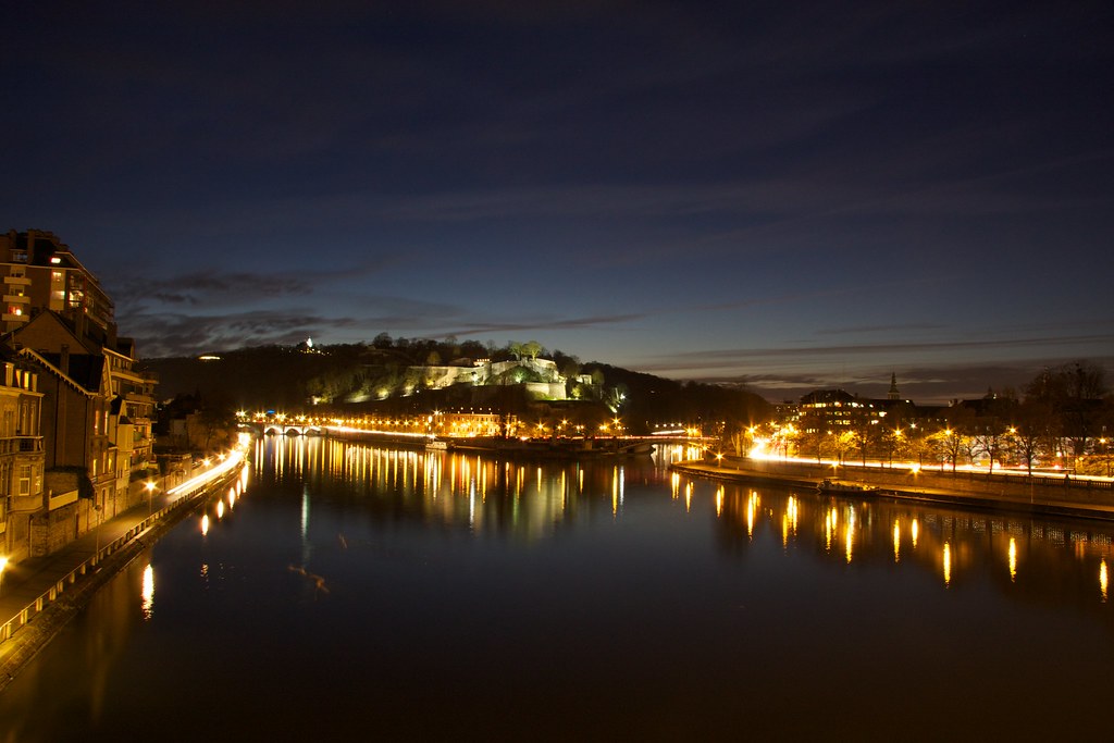 Namur, le confluent Meuse-Sambre