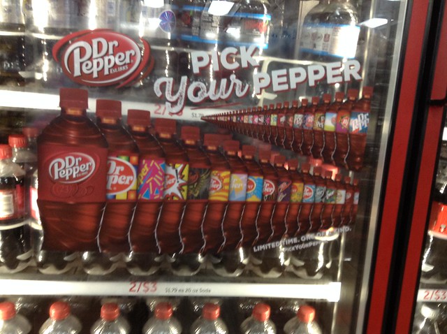 Dr Pepper window cling