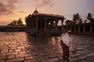 Woman at temple