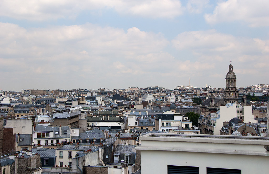 Vue sur le Nord Ouest de Paris depuis la terrasse des Galeries Lafayette