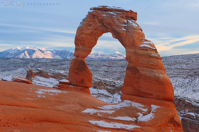 Delicate Arch, Winter View