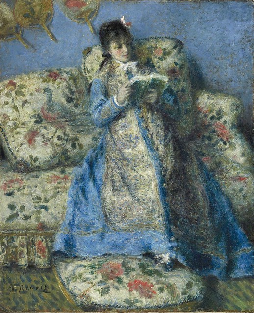 1872 Renoir Camille Monet reading(Sterling and Francine Clark Art Institute)