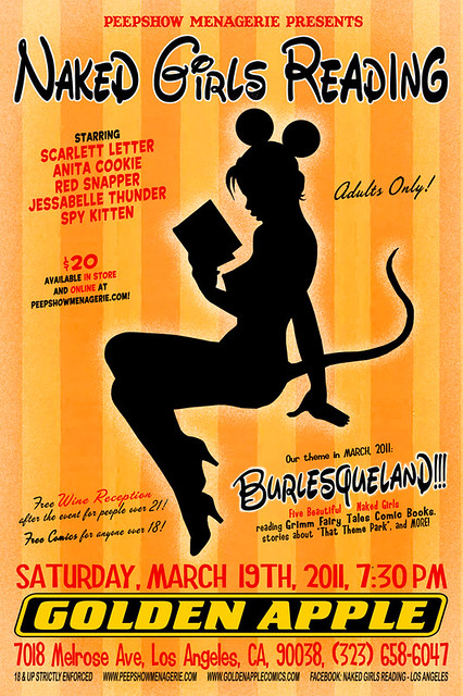 Peepshow Menagerie presents Naked Girls Reading Burlesqueland Edition - March 2011